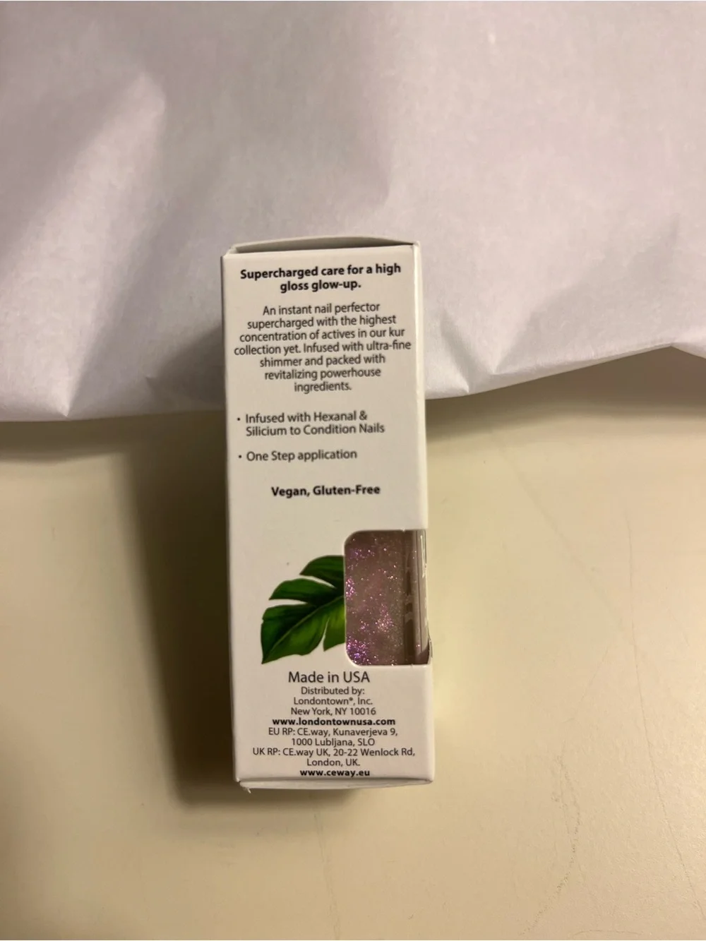 Kur Glow Getter Nail Luminizer - Shimmery Purple
